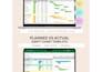 create plan vs actual gantt chart in excel